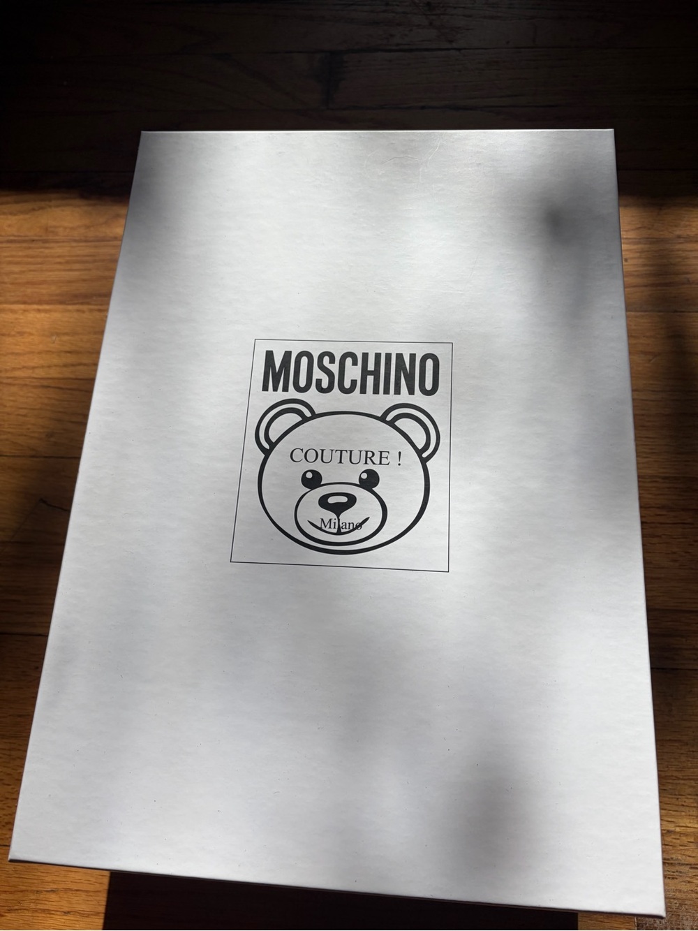 Moschino Patchwork Studs Shoes w/box